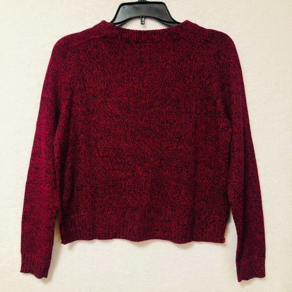 Divided by H&M Black and Red Knit Boxy Crewneck Sweater Size XS - Picture 9 of 10